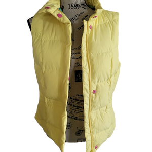 Lilly Pulitzer | Women's Vintage Pale Yellow Vest Size Medium